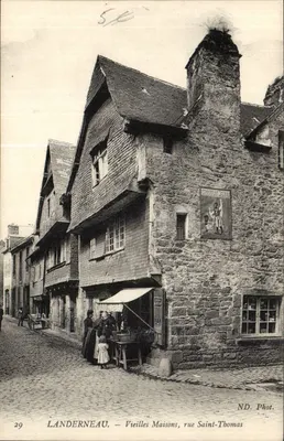 Landerneau — Velhas Casas, rua Saint-Thomas — ND. Fot.