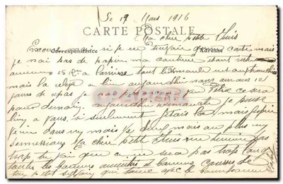 Crépy-en-Valois — Castelo de Géresme — O Lago — Genestin — 34 — Verso