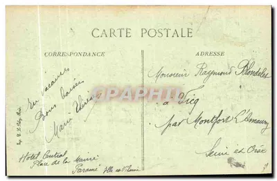 Paramé — Praia de Rochebonne — Editor ELD, n°20 — Verso