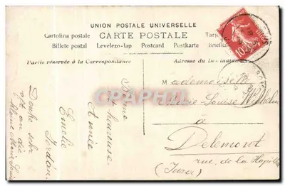 Dos niños con rosas — Feliz Año — Lux — Reverso