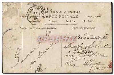 L'Heure du Bonheur — Künstlerverlag Paris — Seriennummer nicht sichtbar — Rückseite