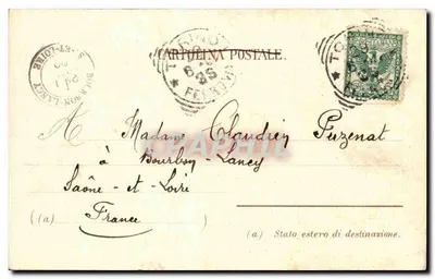 Bazylika Superga — Pomnik Marii Wiktoryi d'Hosta — rzeźbiarz P. Della Vedova — F. Bertoglio, Torino — Rewers
