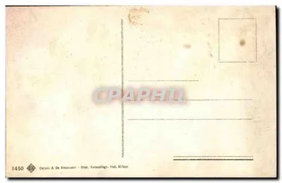Milão — Monumento a Vittorio Emanuele II — Caruso & De Alessandri — Verso