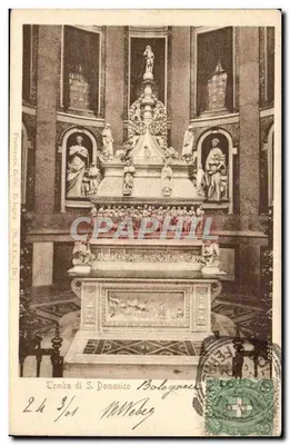 Grobowiec św. Dominika w Bolonii — wydane przez Francesco Belli, Bolonia, nr 8 Cos. 107