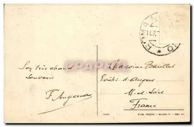 Rzym — Retraite Sacré-Cœur — Dom Retirów — Rewers