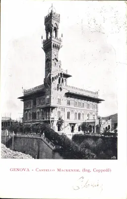 Gênova - Castelo Mackenzie (Eng. Coppedé) — editor C. Chiorio, n° 275