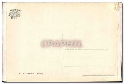 Chaberton — cume imponente perto de Cesana Torinese m. 3155 — Ed. P. Pedrini - Torino — Verso