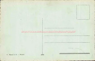 NAPOLI - Teatro S. Carlo (Wewnętrzny) — widok wewnętrzny teatru — R. Renzé & C. nr 2482 — Rewers