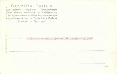 Lago Maggiore - Ilha Bella - A Terrazza do Jardim — Carta postal n° 500 — Verso