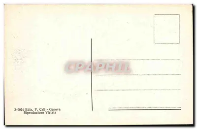 Castello Raggio w Cornigliano — Genua — Wydawca F. Cali, nr 3-9924 — Rewers