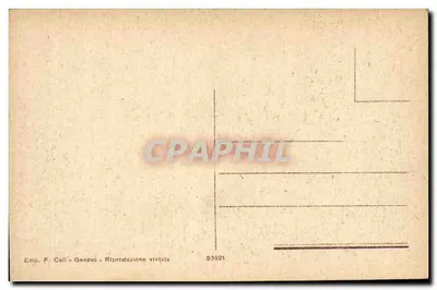 Genova - Bagni Municipali — widok na publiczne bani i port — wydawca F. Cali, n° 53621 — Rewers