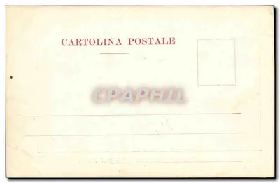 Roma — Panorama, visto dalla cupola di S. Pietro — Cartolina Postale — Verso