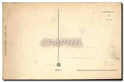 Wenecja - Bazylika S. Marka — Widok bazyliki — wydawca Vito Fedele, Mediolan, n° 2129-1 — Rewers