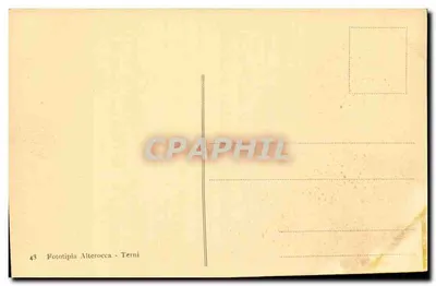 Rzym — Piazza Colonna — widok na kolumnę Marcusa Aureliusza — wydane przez Fototipia Alterocca - Terni, nr 43 — Rewers