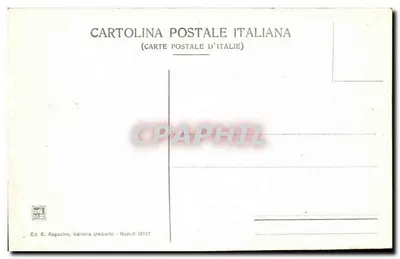 Napoli — Stazione Ferroviaria — Ed. E. Ragozino, Galleria Umberto — Verso