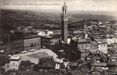 Siena - Panorama da cidade vista da Torre do Duomo — Ditta Stefano Venturini, Siena