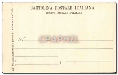 Panorama widziana z Tempelu Sybili — Fivoli, prowincja Rzymu — Wydawca Eugenio Righetti, n° 1100 — Rewers
