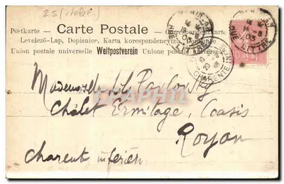 Napoli — Rybacy wyciągający sieci — L. Amadori, ulica Chiaia, 106 — Rewers