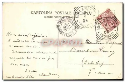 Isola Bella - Panorama — Lago Maggiore — Esclus. Luigi Grisoni, Stresa, n°00461 — Verso