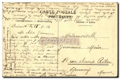 Dinant — Widok na Rocher Bayard — Wydawca G. Deringer, nr 8 — Rewers