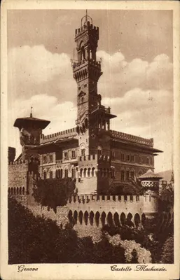Gênova — Castelo Mackenzie — editor não identificado, número de série não visível