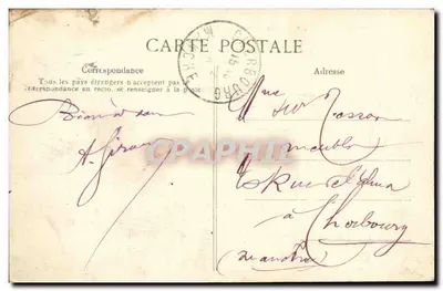 CLERMONT-FERRAND — Place de Jaude — Uitzicht genomen vanaf het Hotel de la Poste — Achterkant