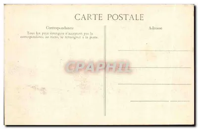 Dançarinos da Auvergne — cena de montanha — V.D.C. n°1201 — Verso