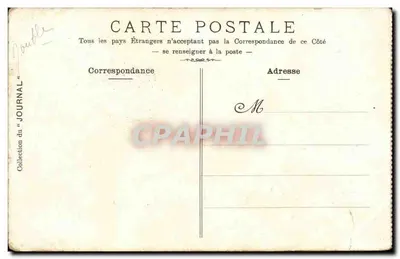 Bourgo-Lastic — Estradas de Laquenaille a Belmont — Editor: J. Lauergerne — Verso