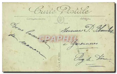 Le Mont-Dore — Passeio a Cavalo — LL. — n° 222 — Verso
