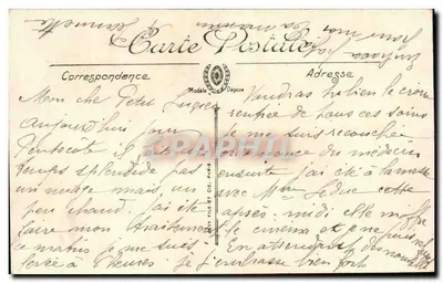 Châtel-Guyon — O Teatro e a Avenida Buraduc — LL. n°13 — Verso