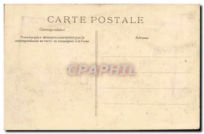 Dança no vilarejo — A Auvergne pitoresca — editor V.D.C. n° 1203 — Verso