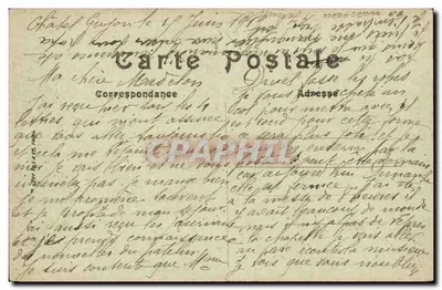 Châtel-Guyon — Wejście do Parku i Teatr — LL — Rewers