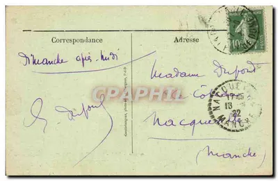 Taras hotelowy — La Bourboule — Charlannes — g.d.o. 842 — Rewers