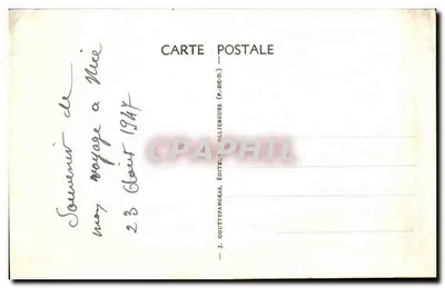 Thiers - Dzielnica Saint-Roch — widok mostu i budynku — G. D'O. — n° 221 — Rewers