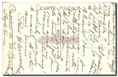 Castelo de Saint-Saturnin — Castelo feudal do século XV ornado com torres nos cantos — Editor V.D.C. — Verso