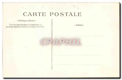 Ruínas do Castelo ROCHER — A Auvergne pitoresca — n°407 — Verso