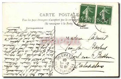 Pełny widok CLERMONT-FERRAND (P.-de-D.) i Kościoła św. Alirego — Wydawca L'Horondelle, Paryż, nr 447 — Rewers