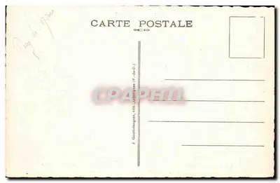 Arredores de Issoire — O rio Allier e a estrada de Clermont ao pé da Torre de Rochefort — G.D'O - 295 — Verso