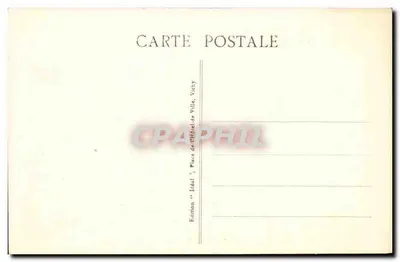 Cima del Puy de l'Ome - Ruinas del Templo de Mercurio — L'Auvergne pittoresca, ed. Ideal, n° 4306 — Reverso