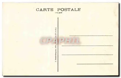 Pejzaż z owcami u podnóża Puy-de-Dôme — Auvergne — wydawca J. Gouttebellec (P.-de-D.) — Rewers