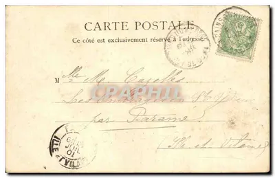 As Gorges do Inferno — Lembrete de Mont Dore — Römmler & Jonas, 10913 g — Verso