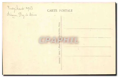 El Pueblo de Monfermy — Pontgibaud — Editor Ideal, n° 2975 — Reverso