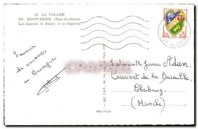 Wysipa Mont-Dore — Lacets, Sancy i Capucin — Réal-Photo — Rewers