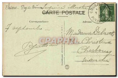 Lezoux — Castelo de Croptes — G. d'O. — Verso