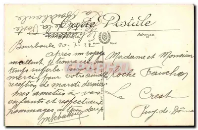 La Bourboule — Wielki Zespół Termalny i Aleja Gare — LL. — 18 — Rewers