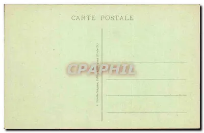 Châtelguyon — Avenida Baraduc e Rua da Poste — J. Gouterneau, editor — Verso