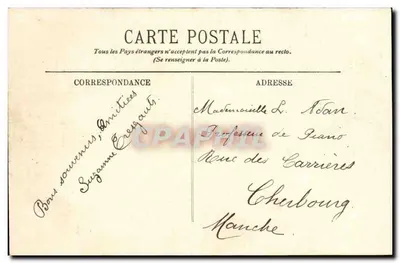 Environs de Mont-Dore — A Estrada e o Puy de Sancy — Editor CPNÉS, n° 95 — Verso