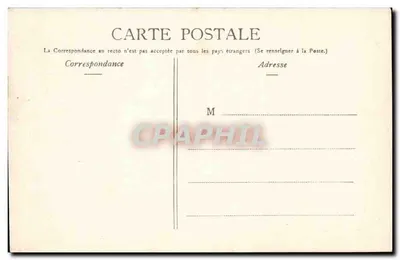 Cume do Puy-de-Dôme e o Observatório — editor T. Hrondelie, n° 492 — Verso