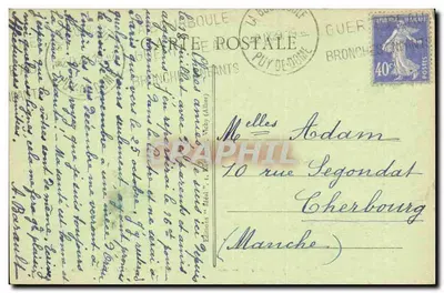 La Bourboule — Widok z Gare na Dolinę Dordogne i Monts-Dore — Splendid Hotel — wydawca Idéal, n° 3069 — Rewers