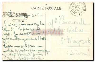O Castelo de Busséol — perto de Bilhonn — L'Auvergne Pittoresque, n°2377 — Verso